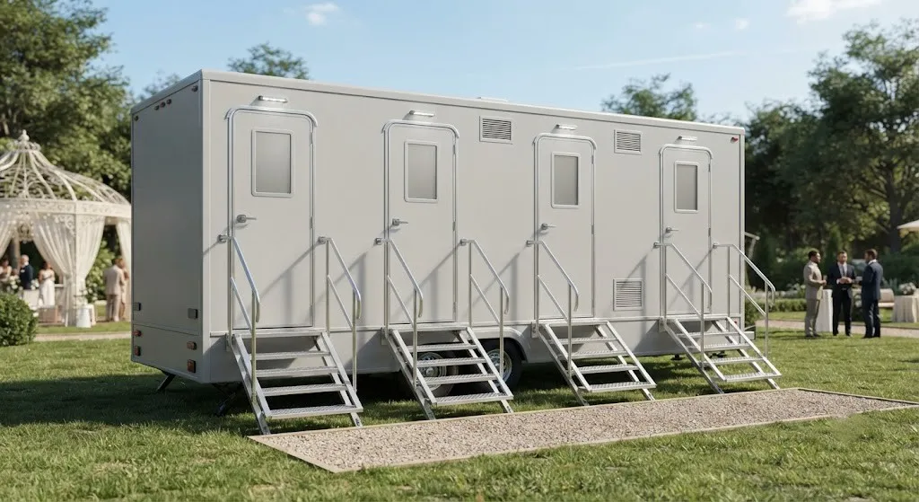 4 Stall Restroom Trailer in Rancho Cordova, CA