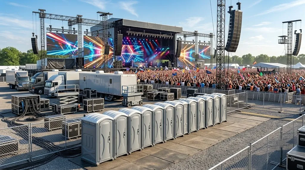 Concert Restroom Rental in Rancho Cordova, CA