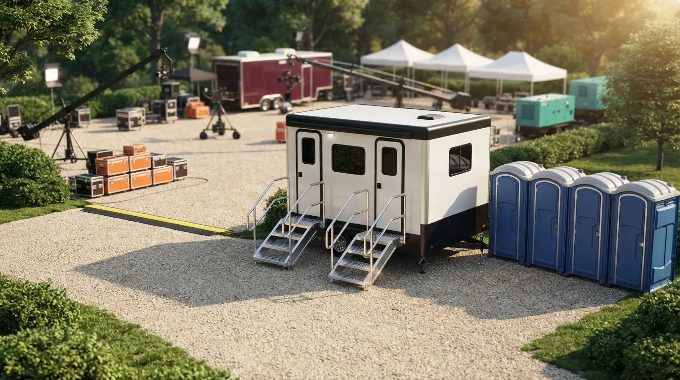 Film Set Restroom Rental in Rancho Cordova, CA