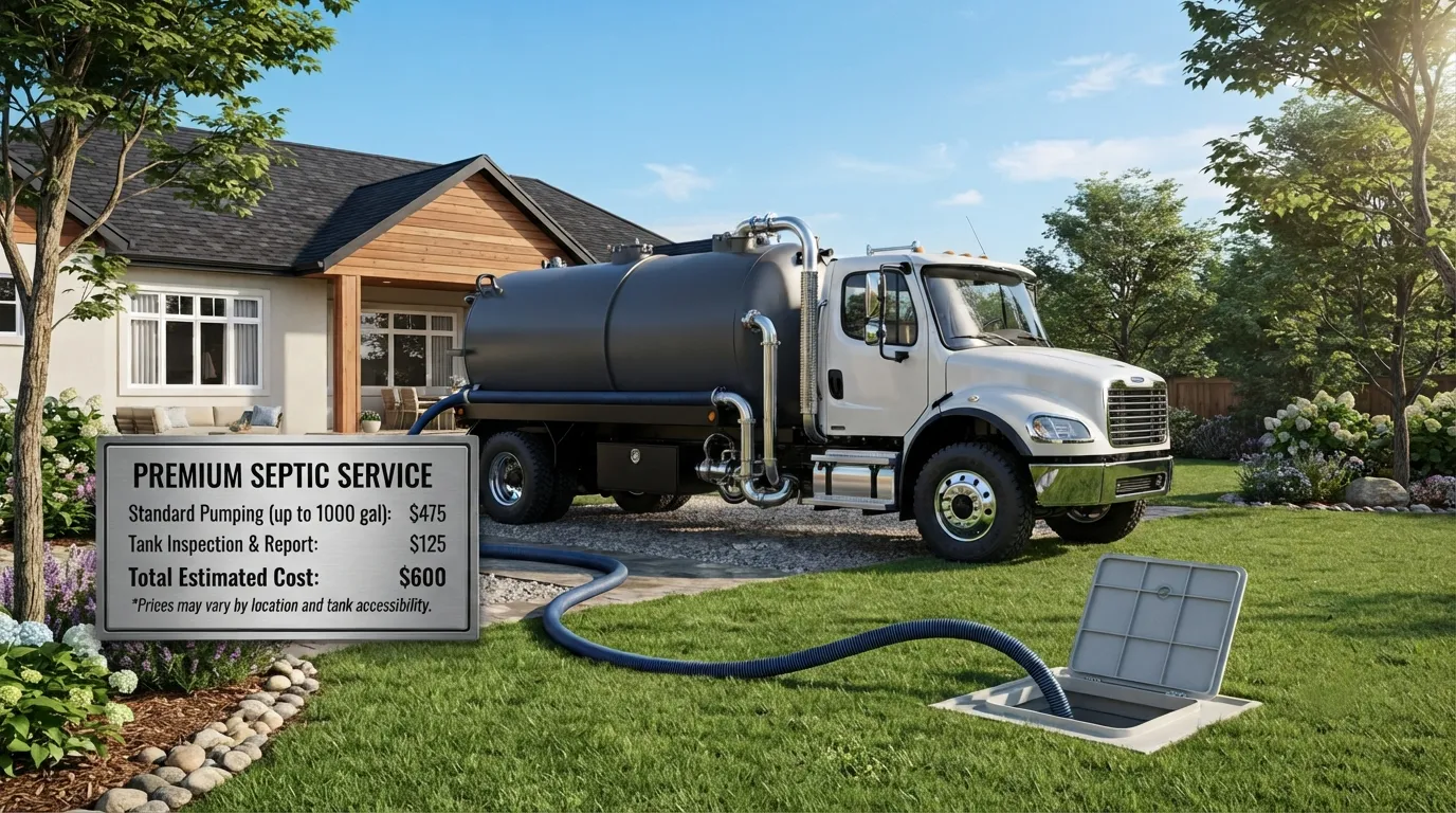 Septic Tank Pumping Cost in Rancho Cordova, CA